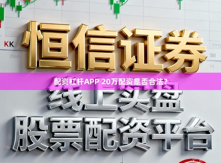 配资杠杆APP 20万配资是否合法?